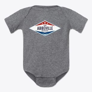Abbeville Mississippi Diamond Star Baby Onesie