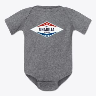Unadilla Nebraska Diamond Star Baby Onesie