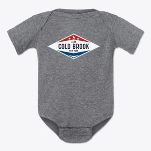 Cold Brook New York Diamond Star Baby Onesie