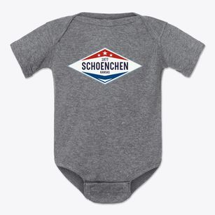 Schoenchen Kansas Diamond Star Baby Onesie