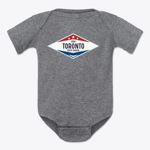 Toronto South Dakota Diamond Star Baby Onesie