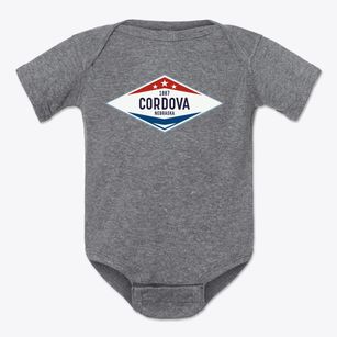 Cordova Nebraska Diamond Star Baby Onesie