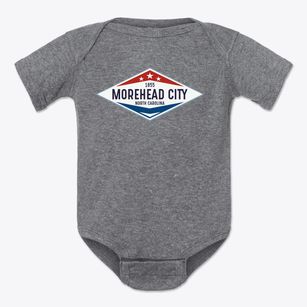 Morehead City North Carolina Diamond Star Baby Onesie