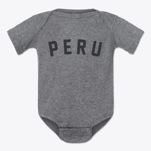 Peru Maine Classic Curve Baby Onesie