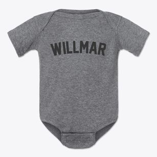 Willmar Minnesota Classic Curve Baby Onesie