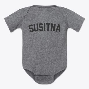 Susitna Alaska Classic Curve Baby Onesie