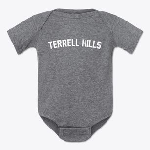 Terrell Hills Texas Classic Curve Baby Onesie