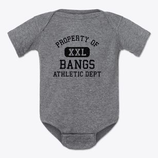 Bangs Texas Athletic Dept Baby Onesie