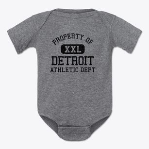 Detroit Alabama Athletic Dept Baby Onesie