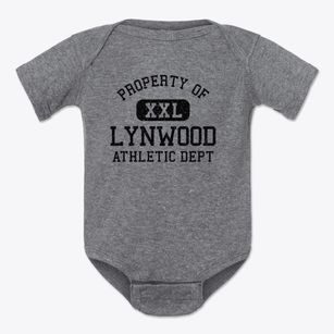 Lynwood California Athletic Dept Baby Onesie