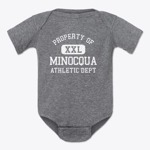 Minocqua Wisconsin Athletic Dept Baby Onesie