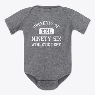 Ninety Six South Carolina Athletic Dept Baby Onesie