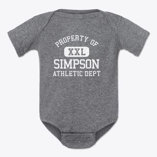 Simpson Pennsylvania Athletic Dept Baby Onesie