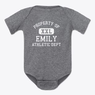 Emily Minnesota Athletic Dept Baby Onesie