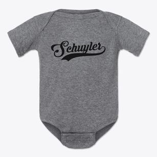 Schuyler New York Vintage Team Baby Onesie