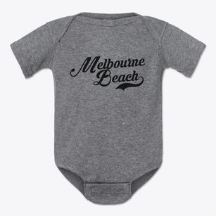 Melbourne Beach Florida Vintage Team Baby Onesie