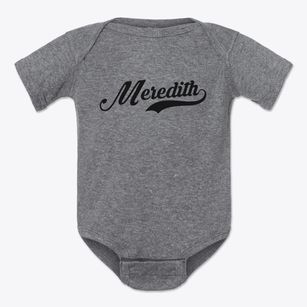 Meredith New York Vintage Team Baby Onesie