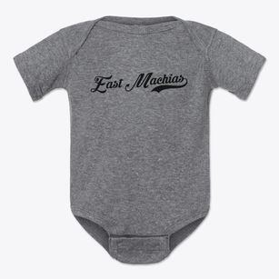 East Machias Maine Vintage Team Baby Onesie