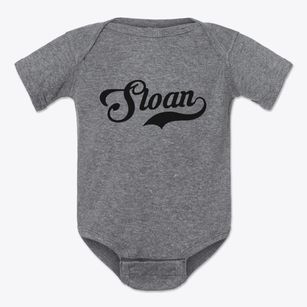 Sloan Iowa Vintage Team Baby Onesie