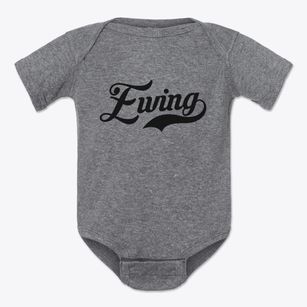 Ewing Nebraska Vintage Team Baby Onesie
