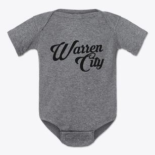 Warren City Texas Vintage Team Baby Onesie