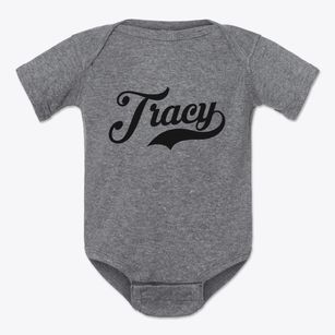 Tracy Missouri Vintage Team Baby Onesie