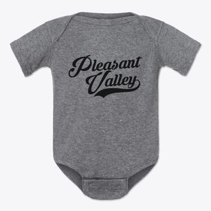 Pleasant Valley Alaska Vintage Team Baby Onesie