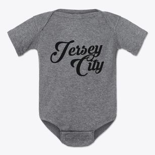 Jersey City New Jersey Vintage Team Baby Onesie