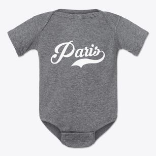 Paris New York Vintage Team Baby Onesie