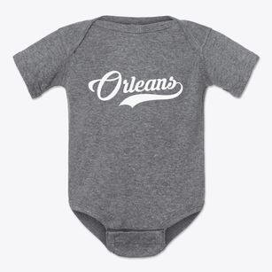 Orleans New York Vintage Team Baby Onesie