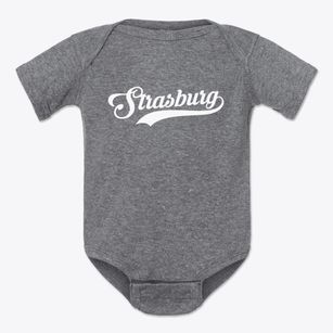Strasburg Colorado Vintage Team Baby Onesie