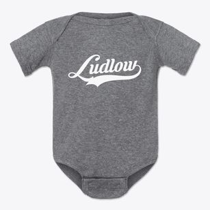 Ludlow Vermont Vintage Team Baby Onesie