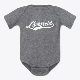 Litchfield New York Vintage Team Baby Onesie