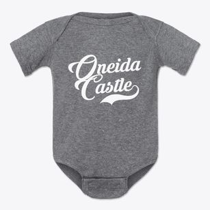 Oneida Castle New York Vintage Team Baby Onesie