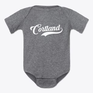 Cortland Nebraska Vintage Team Baby Onesie