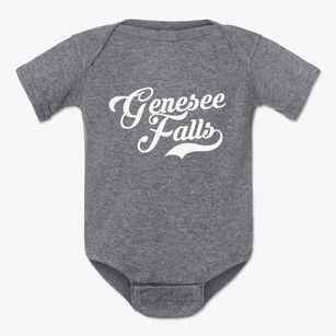 Genesee Falls New York Vintage Team Baby Onesie