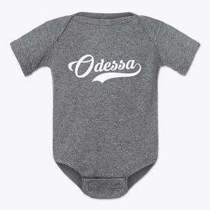 Odessa Delaware Vintage Team Baby Onesie