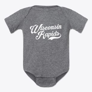 Wisconsin Rapids Wisconsin Vintage Team Baby Onesie