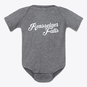 Rensselaer Falls New York Vintage Team Baby Onesie