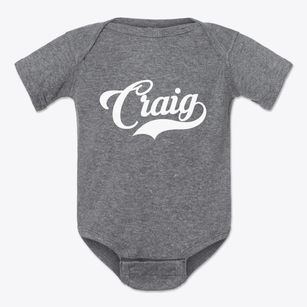Craig Montana Vintage Team Baby Onesie