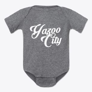 Yazoo City Mississippi Vintage Team Baby Onesie