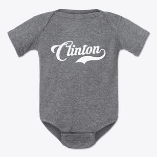 Clinton Oklahoma Vintage Team Baby Onesie