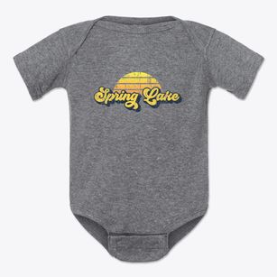 Spring Lake New Jersey Sublime Sunset Baby Onesie