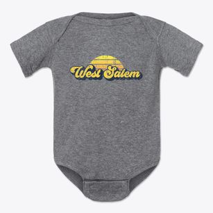 West Salem Ohio Sublime Sunset Baby Onesie