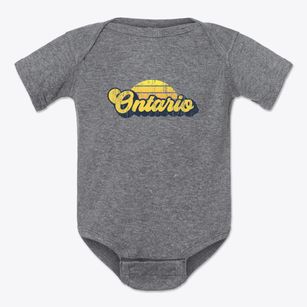Ontario Wisconsin Sublime Sunset Baby Onesie