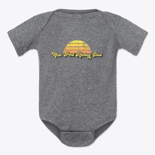 New Port Richey East Florida Sublime Sunset Baby Onesie