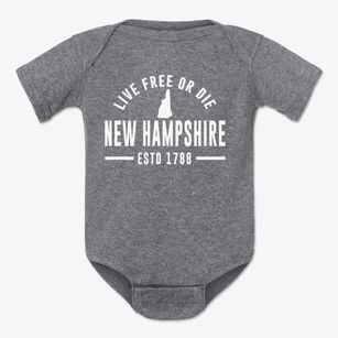  New Hampshire Motto Baby Onesie