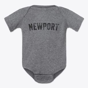 Newport Maine Timeless Retro Baby Onesie