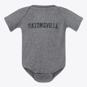 Catonsville Maryland Timeless Retro Baby Onesie