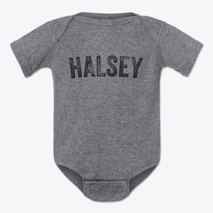 Halsey Wisconsin Timeless Retro Baby Onesie